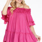 Ladies' Night Fuchsia Off Shoulder Top-[option4]-[option5]-Cute-Trendy-Shop-Womens-Boutique-Clothing-Store