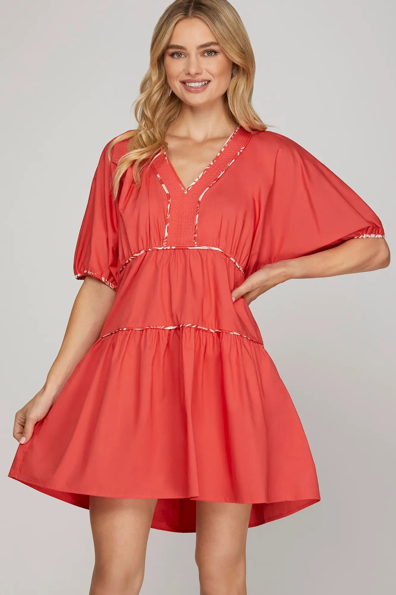 Outdoor Party Tiered Dress-[option4]-[option5]-Cute-Trendy-Shop-Womens-Boutique-Clothing-Store