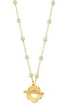 Pearls & Gold Front Closure Necklace-[option4]-[option5]-Cute-Trendy-Shop-Womens-Boutique-Clothing-Store