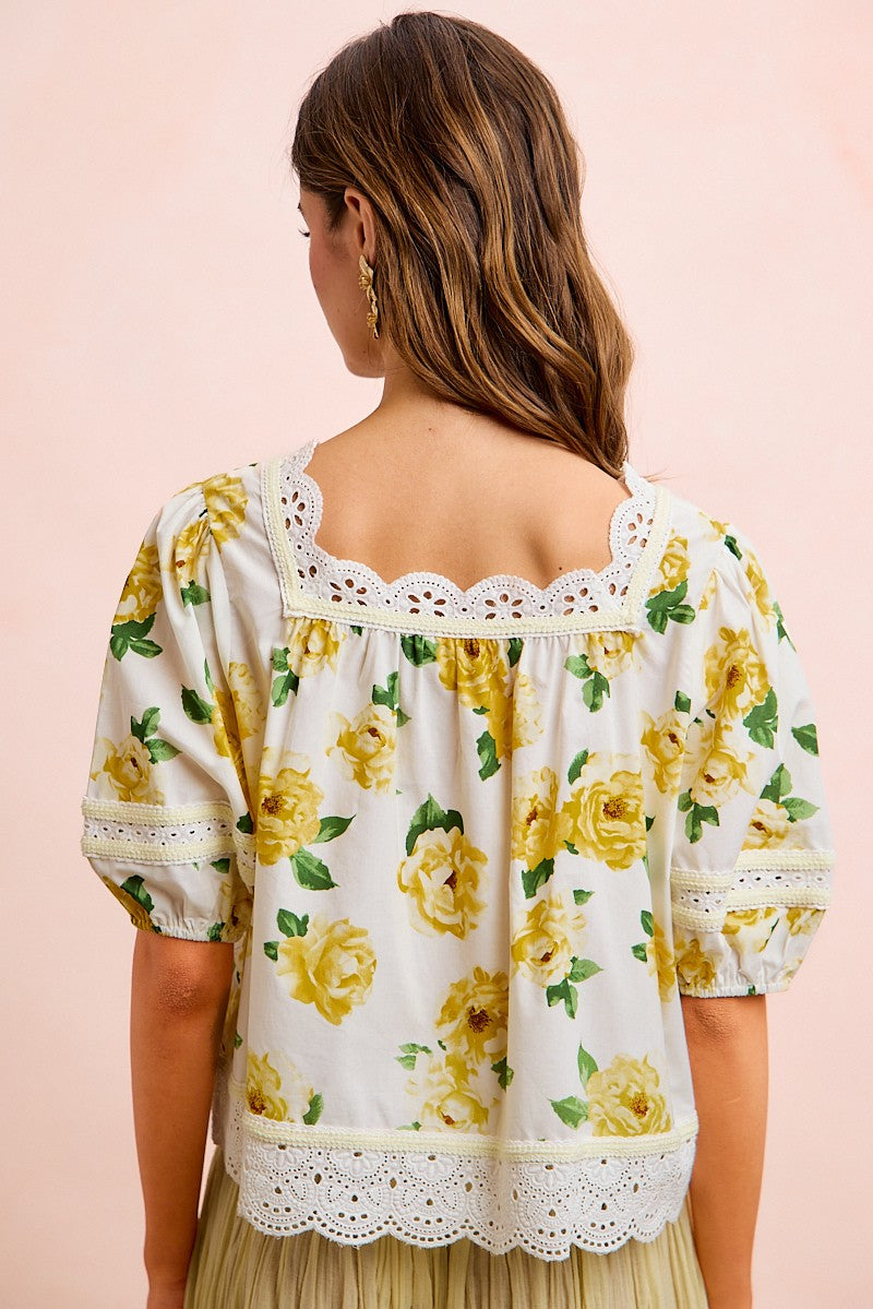 Romance in Bloom Blouse-[option4]-[option5]-Cute-Trendy-Shop-Womens-Boutique-Clothing-Store