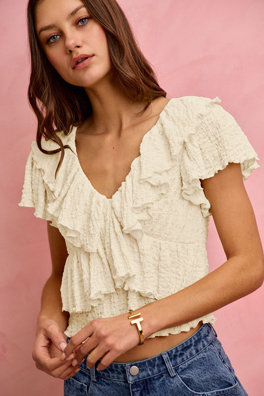 It All Makes Sense Red Ruffle Top-Ivory-SMALL-[option4]-[option5]-Cute-Trendy-Shop-Womens-Boutique-Clothing-Store