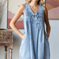 Talk To Me V Neck Denim Dress-[option4]-[option5]-Cute-Trendy-Shop-Womens-Boutique-Clothing-Store