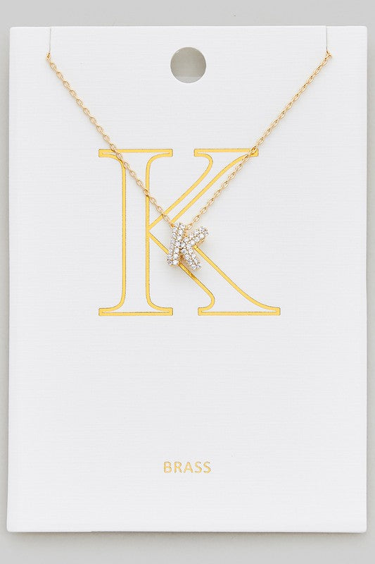 Let's Get Personal Initial Necklace K-[option4]-[option5]-Cute-Trendy-Shop-Womens-Boutique-Clothing-Store