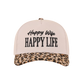 "Happy Wife, Happy Life" Two-Tone Cap