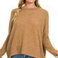 CloudKnit Cozy Melange Top-Brown-SMALL/MEDIUM-Cute-Trendy-Shop-Womens-Boutique-Clothing-Store