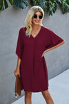 Ready to go Dress Wine *instore & online-[option4]-[option5]-Cute-Trendy-Shop-Womens-Boutique-Clothing-Store
