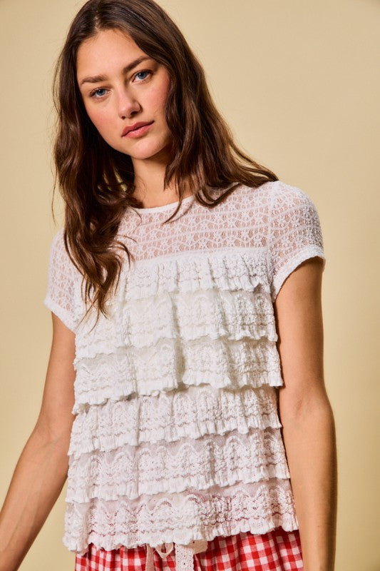 Make A Difference Tiered Lace Top-[option4]-[option5]-Cute-Trendy-Shop-Womens-Boutique-Clothing-Store
