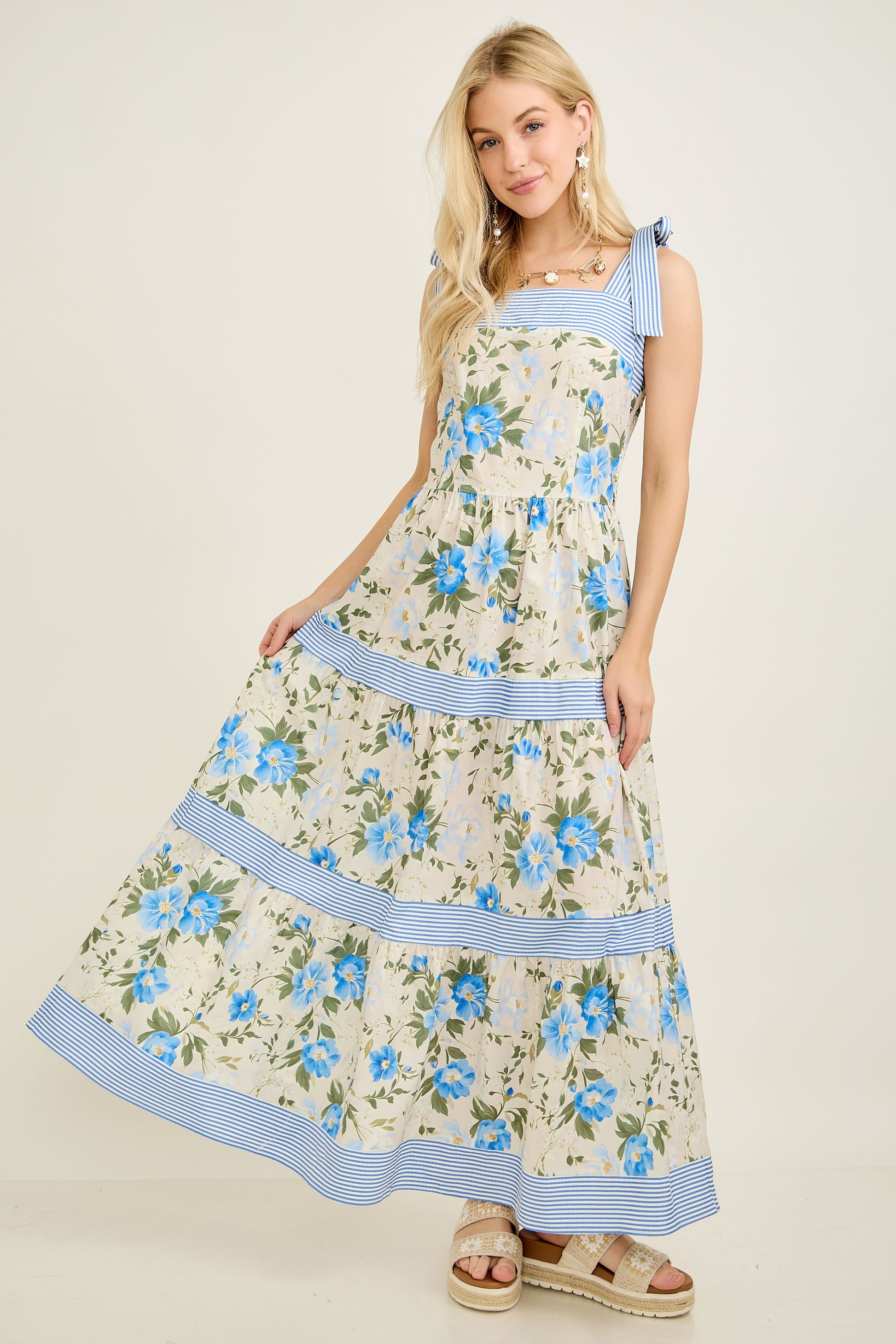 Coastal Chateau Tiered Maxi Dress-[option4]-[option5]-Cute-Trendy-Shop-Womens-Boutique-Clothing-Store