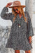 Let's Walk A Bit Black Leopard Dotted dress-[option4]-[option5]-Cute-Trendy-Shop-Womens-Boutique-Clothing-Store