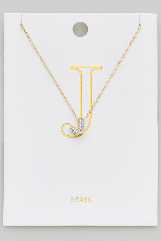 Let's Get Personal Initial Necklace J-[option4]-[option5]-Cute-Trendy-Shop-Womens-Boutique-Clothing-Store