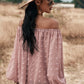 Martini Time Mauve Dotted Off Shoulder Top-[option4]-[option5]-Cute-Trendy-Shop-Womens-Boutique-Clothing-Store