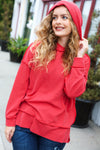 A New Day Red Mineral Wash Rib Knit Hoodie *online exclusive*-[option4]-[option5]-Cute-Trendy-Shop-Womens-Boutique-Clothing-Store