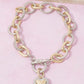 Modern Romance Chunky Heart Necklace-[option4]-[option5]-Cute-Trendy-Shop-Womens-Boutique-Clothing-Store