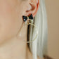 Black Tie Party Hoop Earrings-[option4]-[option5]-Cute-Trendy-Shop-Womens-Boutique-Clothing-Store