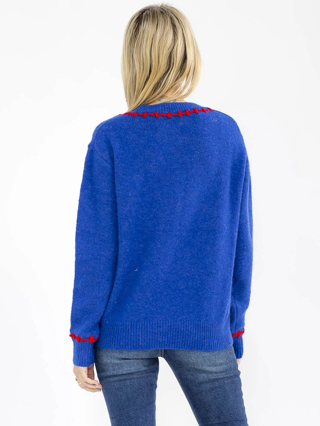 All-Star Contrast Knit Sweater-Cute-Trendy-Shop-Womens-Boutique-Clothing-Store