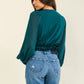 Romantic Ruffle V-Neck Blouse-Cute-Trendy-Shop-Womens-Boutique-Clothing-Store