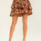 Autumn Ember Tiered Mini Skirt-Cute-Trendy-Shop-Womens-Boutique-Clothing-Store