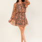 Enchanted Paisley Mini Dress-Cute-Trendy-Shop-Womens-Boutique-Clothing-Store