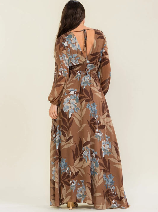 Harvest Moon Surplice Maxi Dress-Cute-Trendy-Shop-Womens-Boutique-Clothing-Store