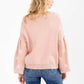 Celestial Star Print Puff Sleeve Cardigan-Cute-Trendy-Shop-Womens-Boutique-Clothing-Store