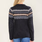 Heritage Patterned Pocket Cardigan Sweater-Cute-Trendy-Shop-Womens-Boutique-Clothing-Store