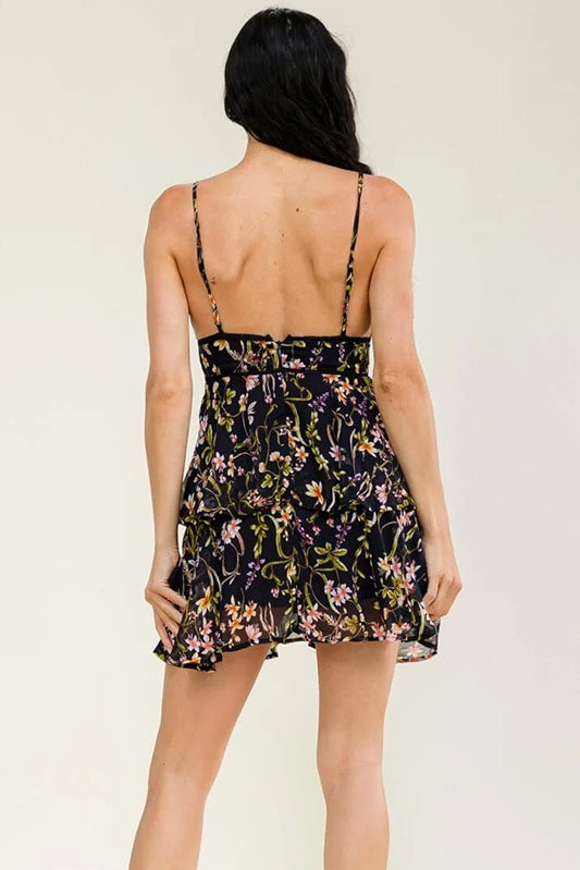 Sweet & Spicy Floral Tiered Mini-[option4]-[option5]-Cute-Trendy-Shop-Womens-Boutique-Clothing-Store