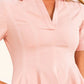 Sweet Simplicity Pink Flared Hem Dress-[option4]-[option5]-Cute-Trendy-Shop-Womens-Boutique-Clothing-Store