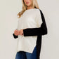 The Noir & Ivory Colorblock Pullover-Cute-Trendy-Shop-Womens-Boutique-Clothing-Store