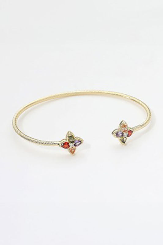 Wildflower Bloom Cuff Bracelet-Cute-Trendy-Shop-Womens-Boutique-Clothing-Store