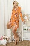 Paparazzi Ready Orange Floral Dress-[option4]-[option5]-Cute-Trendy-Shop-Womens-Boutique-Clothing-Store