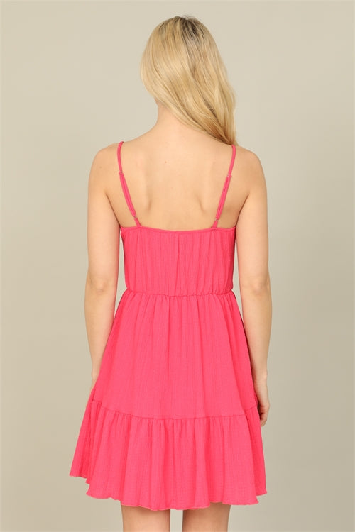 Let's Get Dancing Summer Sun Dress Pink *Online & In Store-[option4]-[option5]-Cute-Trendy-Shop-Womens-Boutique-Clothing-Store