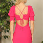 Girl's Night Out Fuchsia Backless Dess-[option4]-[option5]-Cute-Trendy-Shop-Womens-Boutique-Clothing-Store