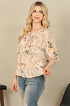 Evening Fun Floral Print Top *Online & In Store-[option4]-[option5]-Cute-Trendy-Shop-Womens-Boutique-Clothing-Store