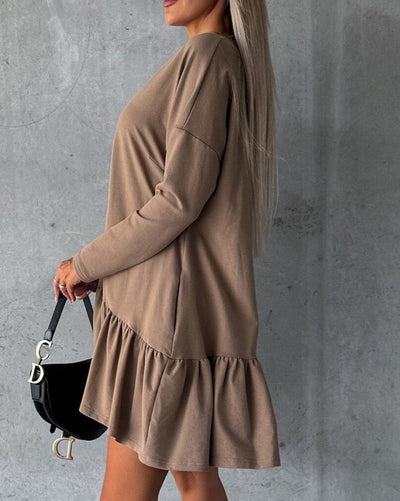 Call it Comfy Dress Chestnut *instore & online-[option4]-[option5]-Cute-Trendy-Shop-Womens-Boutique-Clothing-Store