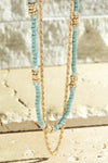 Caught My Eye Layered Necklace Turquoise *instore & online-Turquoise-[option4]-[option5]-Cute-Trendy-Shop-Womens-Boutique-Clothing-Store