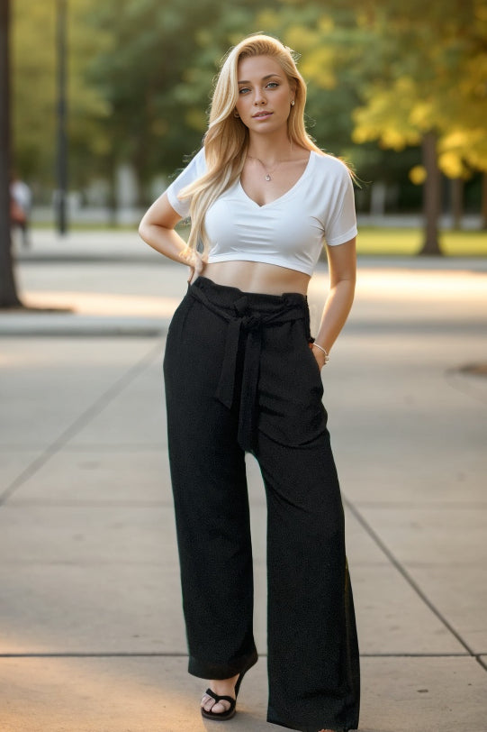 Chic Casual - Wide Leg Pants *online exclusive