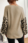 Color me Leopard Sweater Coffee *instore & online-[option4]-[option5]-Cute-Trendy-Shop-Womens-Boutique-Clothing-Store