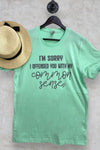 Common Sense Offense Funny Graphic Tee *instore & online-[option4]-[option5]-Cute-Trendy-Shop-Womens-Boutique-Clothing-Store