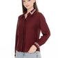 Heritage Vine Embroidered Blouse-Cute-Trendy-Shop-Womens-Boutique-Clothing-Store