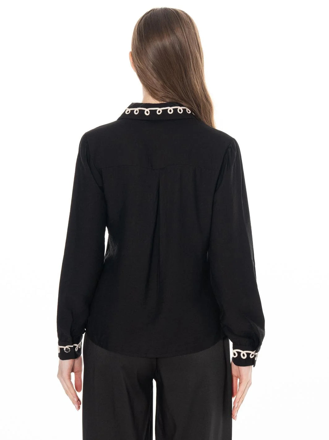 Heritage Vine Embroidered Blouse-Cute-Trendy-Shop-Womens-Boutique-Clothing-Store