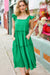 Lots To Love Kelly Green Smocked Flutter Sleeve Tiered Midi Dress *online exclusive-[option4]-[option5]-Cute-Trendy-Shop-Womens-Boutique-Clothing-Store