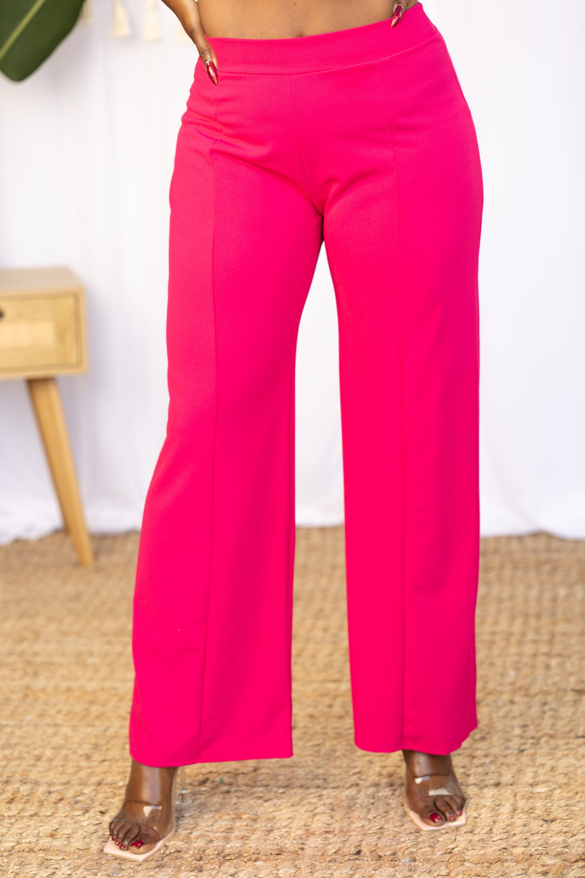 Dress Me Up - Fuchsia Pants *online exclusive-[option4]-[option5]-Cute-Trendy-Shop-Womens-Boutique-Clothing-Store