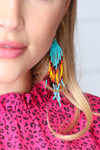 Teal Sunrise Beaded Pyramid Drop Earrings *online exclusive-One Size Fits All-[option4]-[option5]-Cute-Trendy-Shop-Womens-Boutique-Clothing-Store