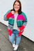 Face The Day Magenta & Hunter Green Two Tone Cardigan *online exclusive-[option4]-[option5]-Cute-Trendy-Shop-Womens-Boutique-Clothing-Store