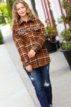 Feeling Bold Rust Plaid & Animal Print Button Down Jacket *online exclusive-[option4]-[option5]-Cute-Trendy-Shop-Womens-Boutique-Clothing-Store