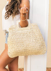 Free Time Woven Straw Tote Purse *instore & online-[option4]-[option5]-Cute-Trendy-Shop-Womens-Boutique-Clothing-Store