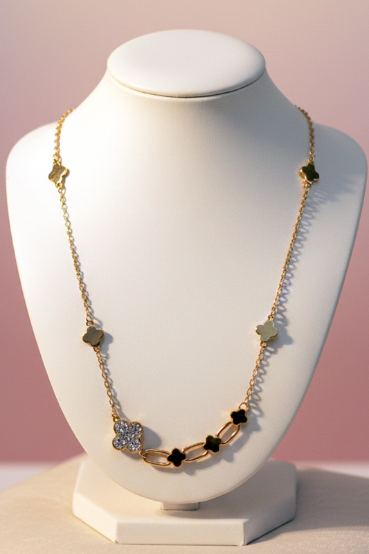 Never The Same Quatrafoil Necklace-[option4]-[option5]-Cute-Trendy-Shop-Womens-Boutique-Clothing-Store