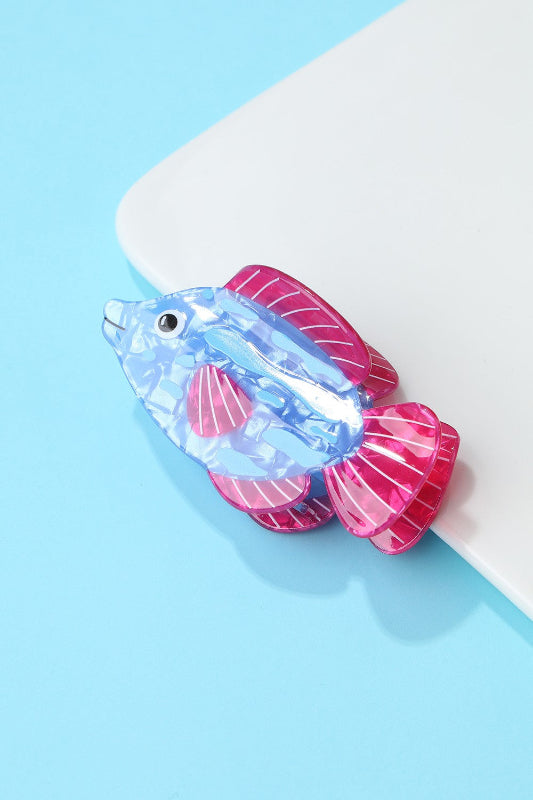 Reel It In Jumbo Vibrant Fish Hair Claws-G-Cute-Trendy-Shop-Womens-Boutique-Clothing-Store