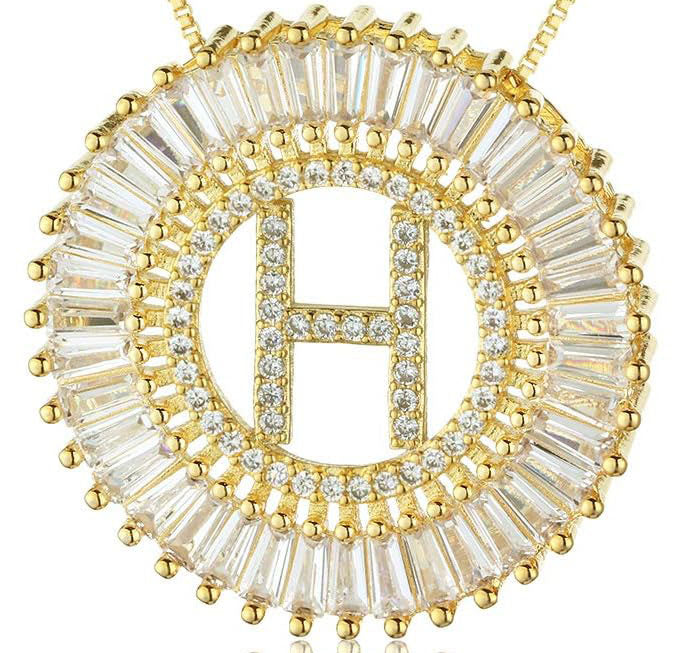 Radiant Gold Initial Necklace A - W-H-Cute-Trendy-Shop-Womens-Boutique-Clothing-Store