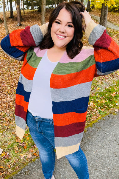 Just A Dream Multicolor Striped Slouchy Open Cardigan *online exclusive-[option4]-[option5]-Cute-Trendy-Shop-Womens-Boutique-Clothing-Store